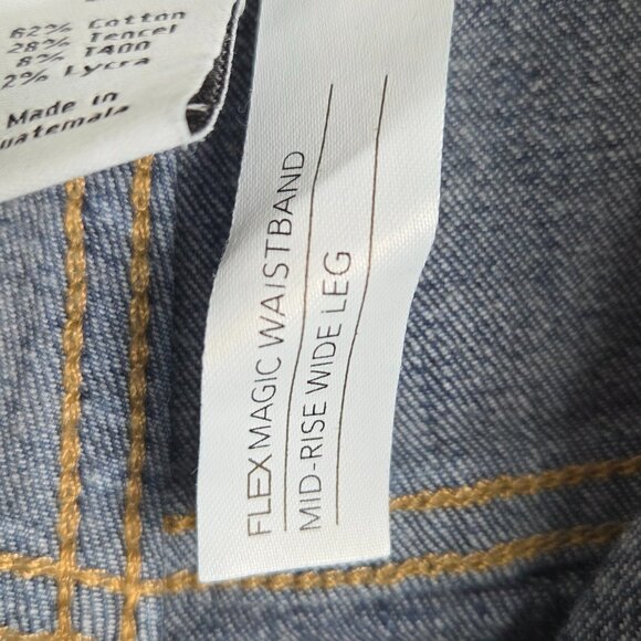 Lane Bryant Dark Wash Wide Leg Jeans - Picture 12 of 12